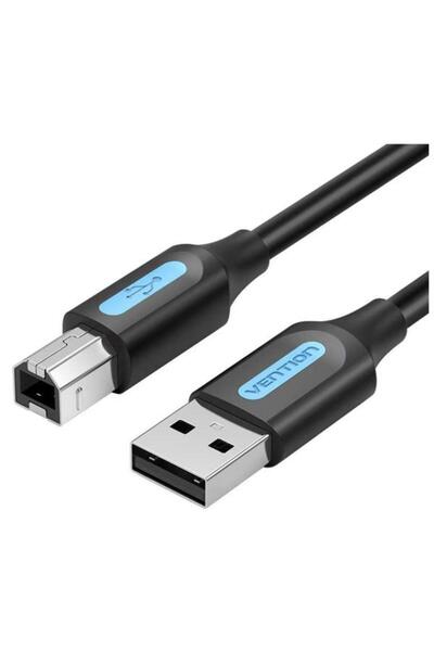 Vention Καλώδιο εκτυπωτή COQBG, USB 2.0 σε USB-B, 2A, 480 Mbps, 1,5 m, Μαύρο