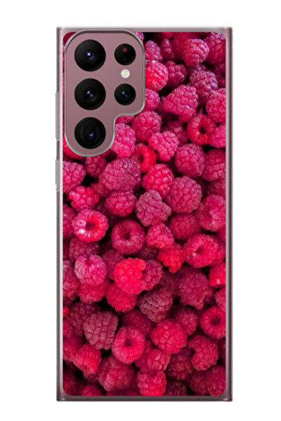 Atlas Εξατομικευμένη θήκη για Samsung Galaxy S22 Ultra, μοτίβο Raspberry, S1D...