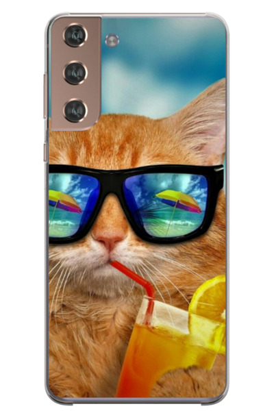 Atlas Персонализиран калъф за Samsung Galaxy S22 Plus, модел Cool Cat, S1D1M0031