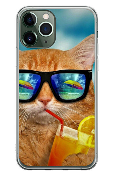 Atlas Εξατομικευμένη θήκη για Apple iPhone 11 Pro Max, μοντέλο Cool Cat, S1D1...