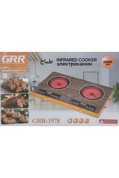 GRR Infrared Ceramic Cooker 3500W Dual Burner Multifunctional Induction Stove