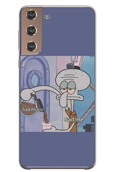 Atlas Персонализиран калъф за Samsung Galaxy S22 Plus, модел Squidward #1, S1...
