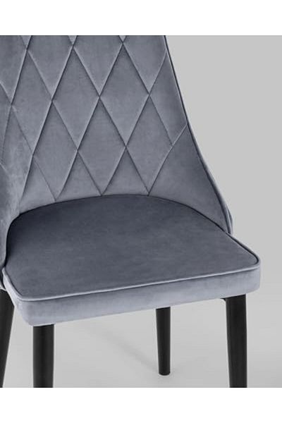 MAPLE HOME DECORATION Dining Room Chairs Living Room Chair Velvet Fabric Chair With Black Legs For Hotel Restaurant