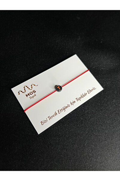 Mos Tespih سوار الحظ بحبل قابل للتعديل على شكل حرف T