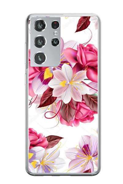 Atlas Εξατομικευμένη θήκη για Samsung Galaxy S21 Ultra, μοντέλο Flowers #4, S...
