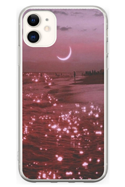 Atlas Husa personalizata pentru Apple iPhone 12 Mini, model Pink Sky, S1D1M0129