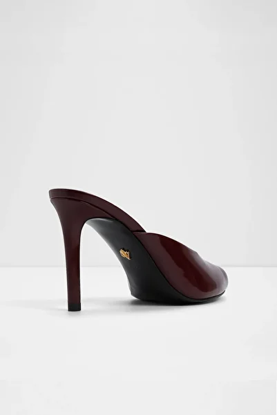 Aldo Elenara - Women's Burgundy Thin Heeled Slippers