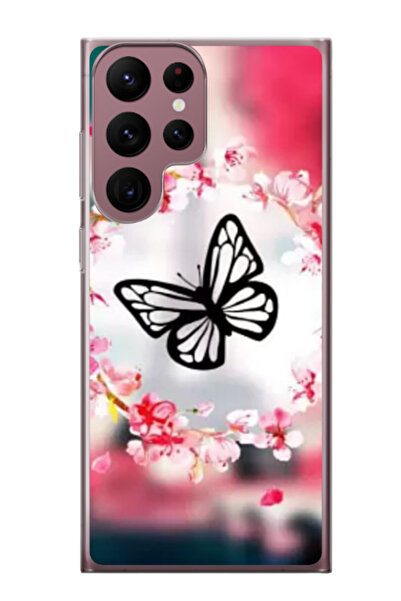 Atlas Εξατομικευμένη θήκη για Samsung Galaxy S22 Ultra, μοντέλο Butterfly #8,...