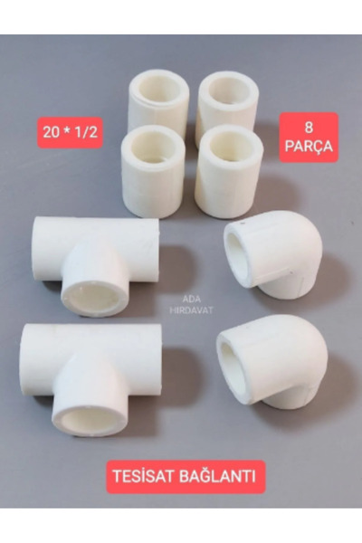Genel Markalar Pvc Boru 20*1/2 Pprc Kalorifer Doğalgaz Su Tesisatı Bağlantı P...