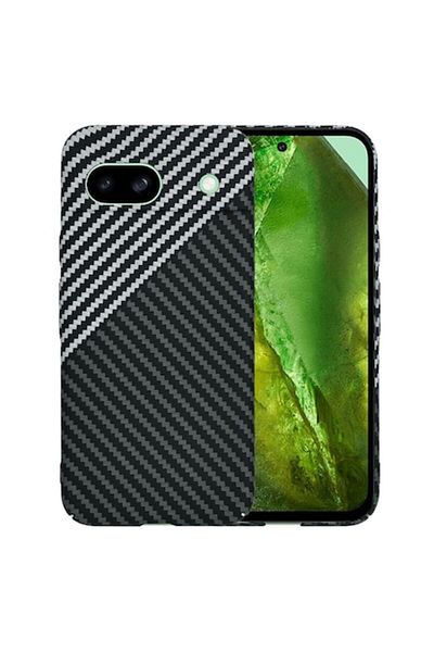 Tim Protective Case for Google Pixel 8a, Timacontech, F62, Hard Plastic, Stealth Titanium Grey