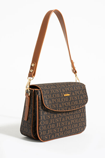 Just Polo Women's Three Compartment Shoulder Bag and Wallet Combination