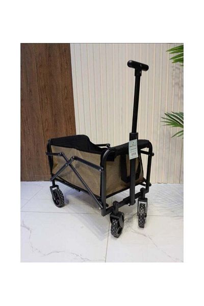 Generic Multi-purpose Outdoor Equipment Cart, Camping Tool Cart with Retractable Handle Design for E