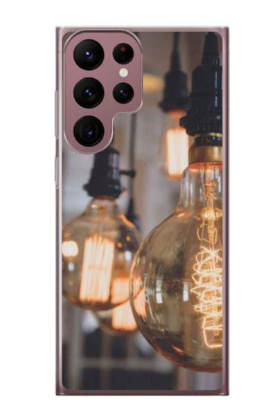 Atlas Εξατομικευμένη θήκη για Samsung Galaxy S22 Ultra, μοντέλο Lightbulb, S1...