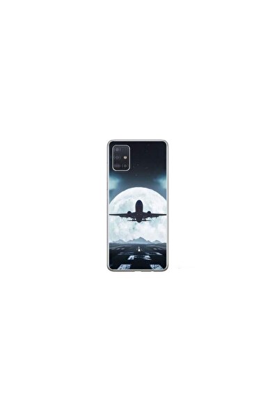 Atlas Husa personalizata HQ Print 360 de grad pentru Samsung Galaxy A71, Moon...