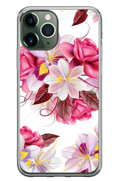 Atlas Husa personalizata pentru Apple iPhone 12 Pro Max, model Flowers #4, S1...