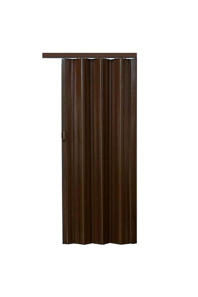 OEM Lamina folding door, made of PVC slats, Wenge color, 82x203cm