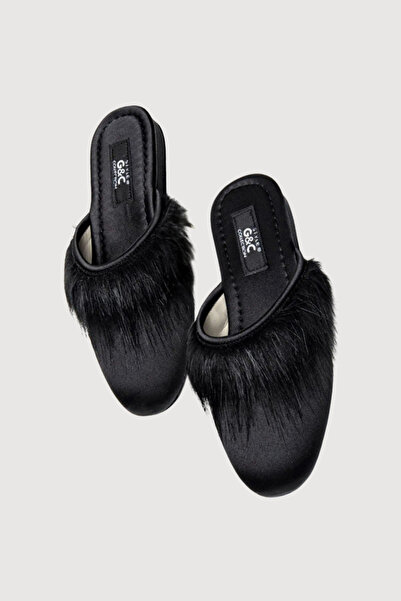 vory Γυναικείες μαύρες παντόφλες με κλειστά πέλματα για το σπίτι, καθημερινό ...