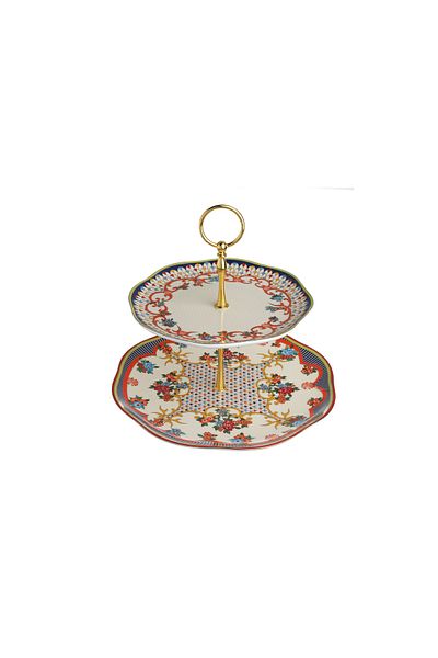 Lucky Art Fiora 2 Tier Cake Stand