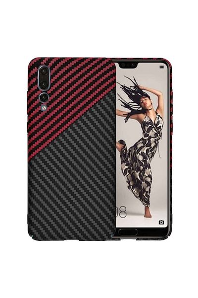 Tim Protective Case for Huawei P20 Pro, Timacontech, U54, Hard Plastic, Elegant Ruby Vortex