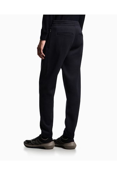 Emporio Armani Men's Normal Waist Shrinking Elastic Leg Pocket Detail Navy Blue Trousers Em003051 Af17545-Ub118