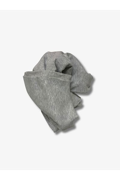 Yiğit Kumaş Gray Baby Ribana Combed Cotton Fabric, Piece 110X160 cm