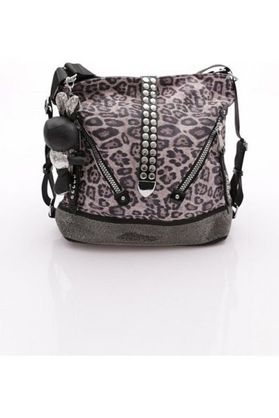 Aemido Hunter Black Skin Shoulder Bag