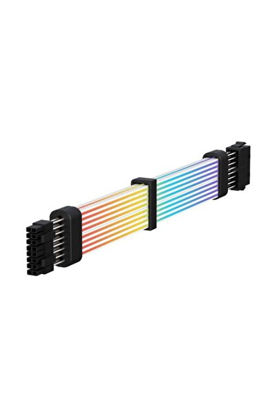 GAMEMAX Cablu prelungitor de alimentare 2x VGA ARGB cu 8 pini, negru