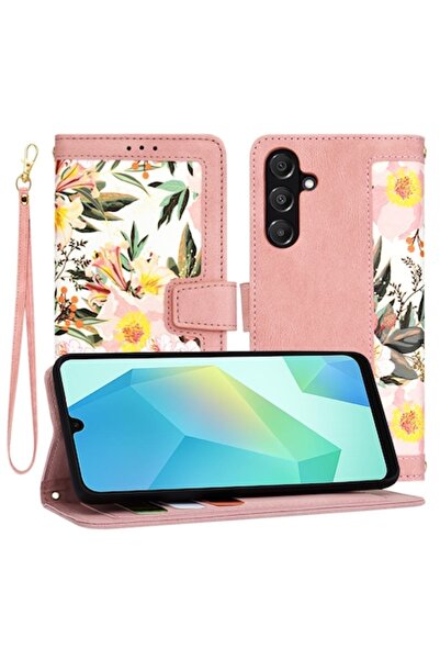 Danex Husa Protectie pentru Samsung Galaxy A16 4G/A16 5G, V59, Piele ecologice, Sweetheart Powder Pink