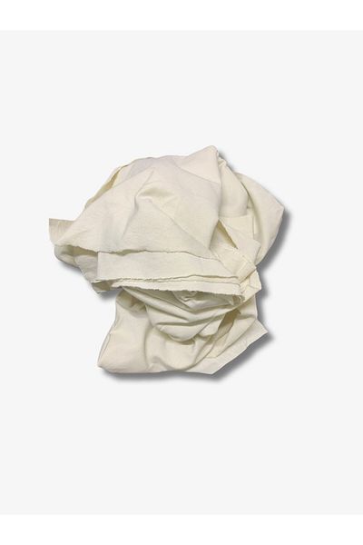 Yiğit Kumaş Cream Tok Single Jersey Fabric, Piece 80X180 cm