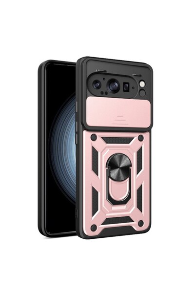Tim High-Protection Case for Google Pixel 9 Pro XL, Timaconsafe, Q47, Thermoresistant plastic, Strawberr