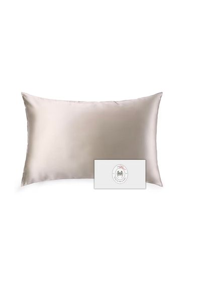 WaltStore Natural silk pillowcase, Melegim® 50x70, Mulberry Silk, Champagne