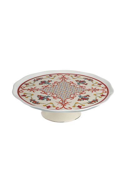 Lucky Art Fiora Bone Foot Cake Stand 32cm