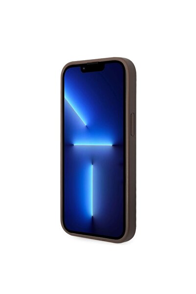 Guess iPhone 14 Case Sleek Defense P1687 Intense Brown