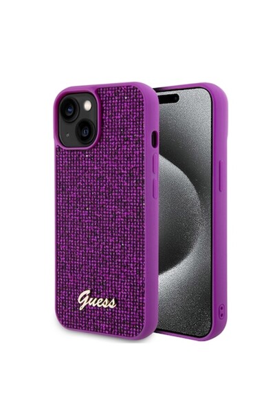 Guess Carcasă pentru iPhone 15/14/13 T36 - Policarbonat - Fuchsia
