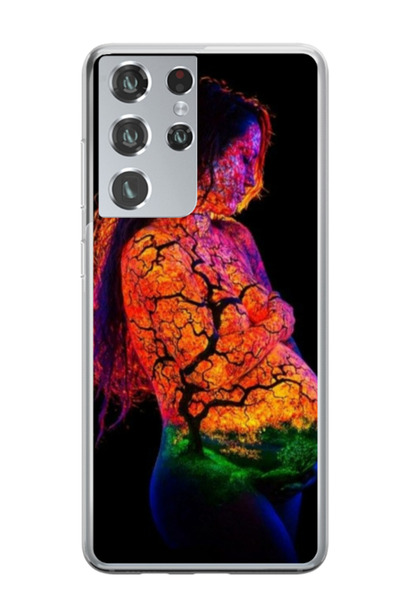 Atlas Εξατομικευμένη θήκη για Samsung Galaxy S21 Ultra, μοντέλο Colorful #7, ...