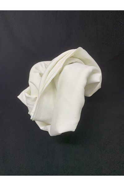 Yiğit Kumaş Ecru Steel Combed Cotton Fabric Flexible, Piece 170X170 cm