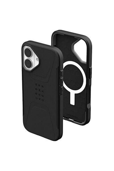 UAG Carcasă Civilian Series pentru iPhone 16 - Policarbonat - Negru
