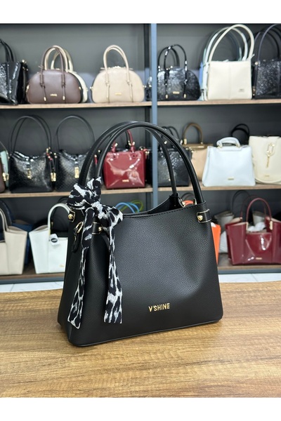 VICTORIA SHINE حقيبة مع إكسسوارات الخاتم 3104 باللون الأسود