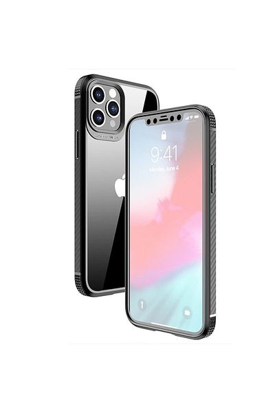 SOHO Hybrid Defender MG Series Case for iPhone 14 Pro, Shock Protection, Black