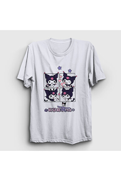 Presmono Tricou unisex alb Pose Kurami Kuromi 568701tt