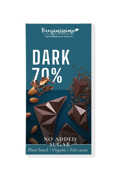 JollyMag Ciocolată neagră 70%, 60 g, Benjamissimo