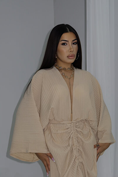 Gülşah Evecen Doha Model Elbise (tesettür için crop ayrı satılmaktadır )