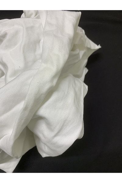 Yiğit Kumaş Ecru Tok Single Jersey Fabric, Piece 80X180 cm