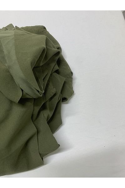 Yiğit Kumaş Submersible Crepe Fabric, Piece 150X160 cm Khaki