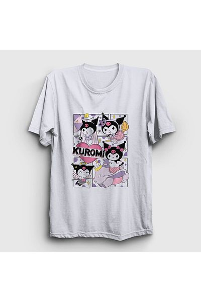 Presmono Unisex White Poster Kurami Kuromi T-Shirt 568860Tt