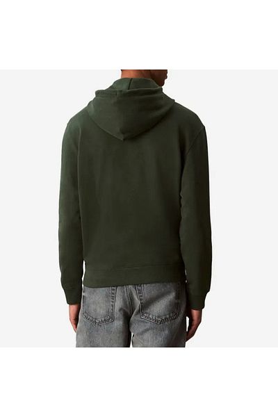 Calvin Klein Men's Hooded Drawstring Collar Long Sleeve Regular Fit Green Sweatshirt Lv04Rc297G-Llg