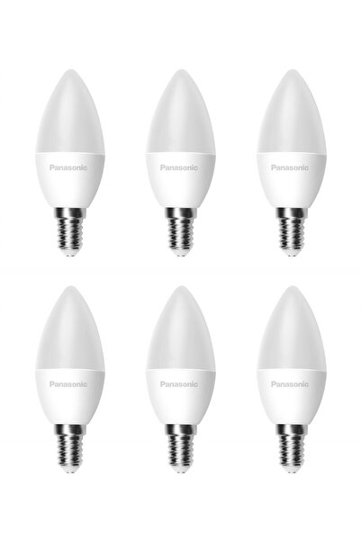 PANASONIC MUM AMPUL İNCE DUY 6,5W SARI RENK 6'LI