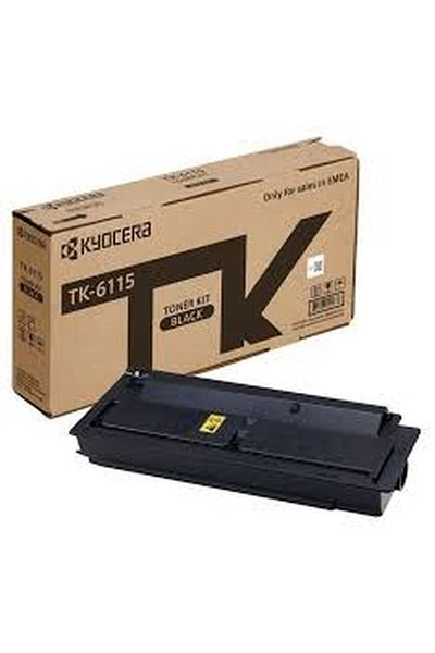 konica Kyocera TK-6115 Black Toner Cartridge for Ecosys M4125idn, M4132idn Printers – Original