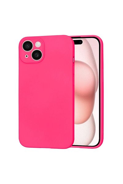Tim High-Protection Case for iPhone 15, Timaconprotect, J72, Canvas, Hot Soft Rose