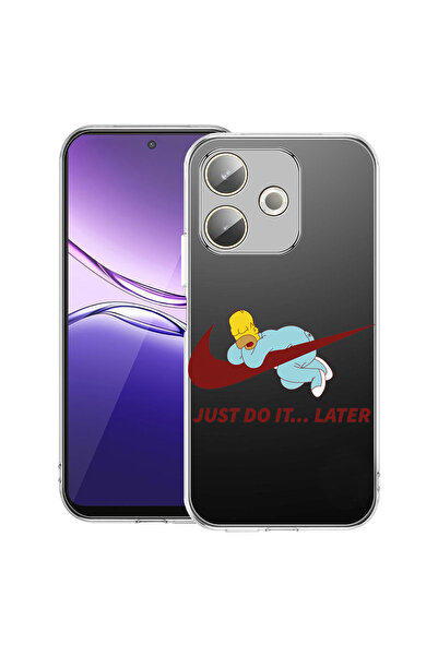bestcase Carcasă transparentă din silicon pentru OPPO A5 Pro 5G, Just Do It L...